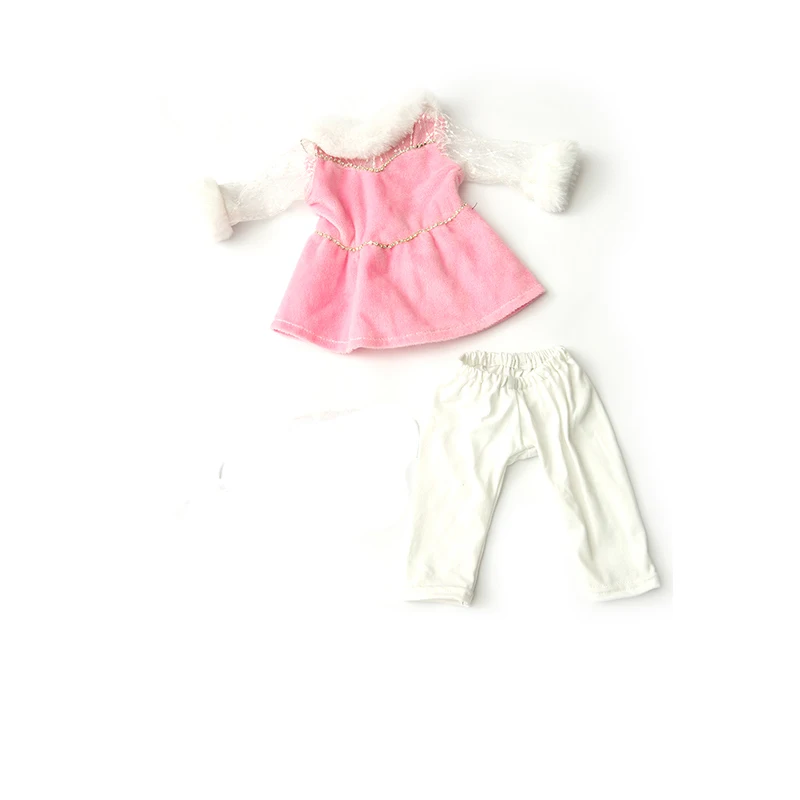 Костюм для катания на коньках 17-дюймовой куклы 43 см одежда маленьких