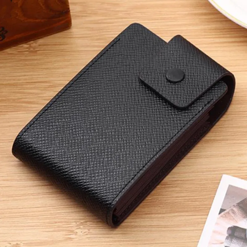 

NEW Multi-position Organ Card Holder Unisex Leather Wallet Credit Card Holder Name Cards Case Pocket Organizer Coin Wallet