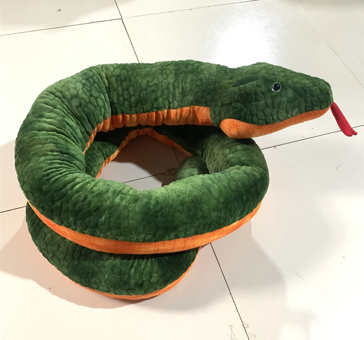 Большой размер имитация питона плюшевая игрушка мягкое Мягкое Животное Анаконда