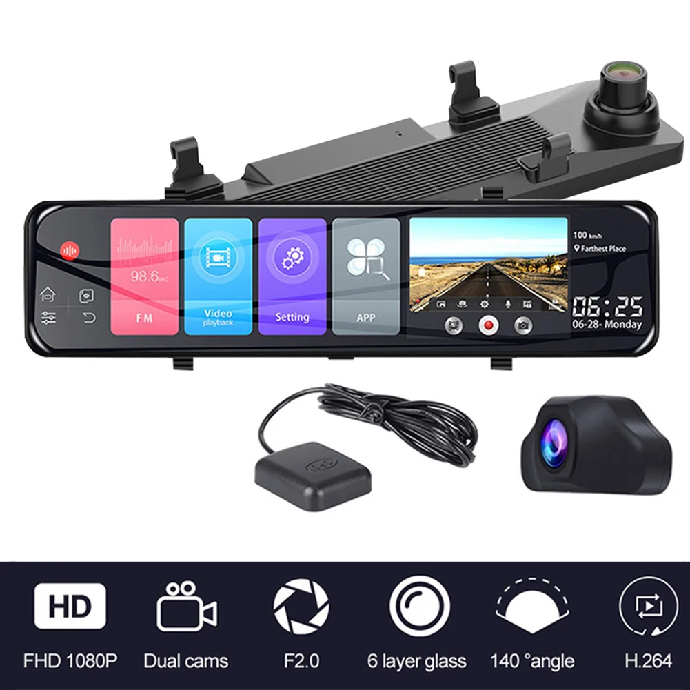 

Touch Screen Camera Photography Car Electronics Cam Car DVR Stream Media GPS Bluetooth-compatible Recorder