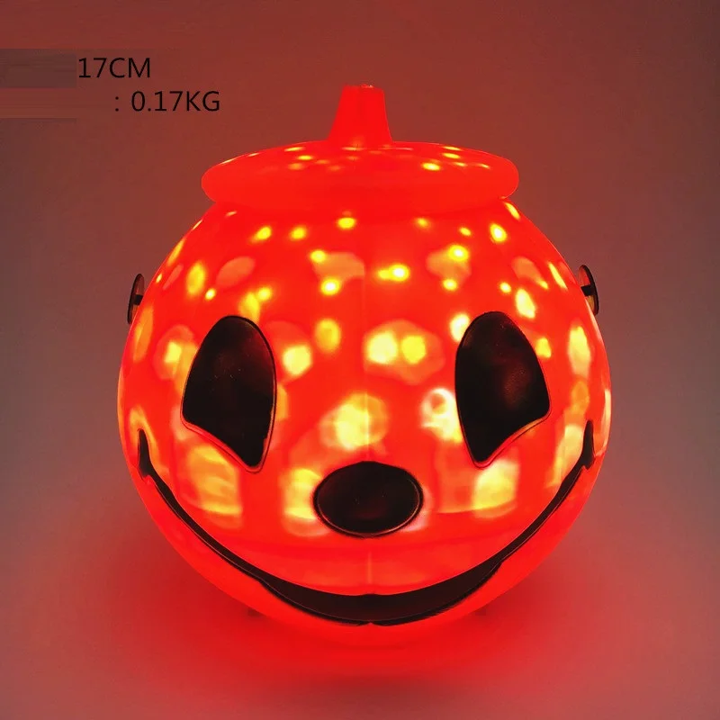 Портативная вращаюсветодиодный яся светодиодная Тыква-демон светящаяся музыка |