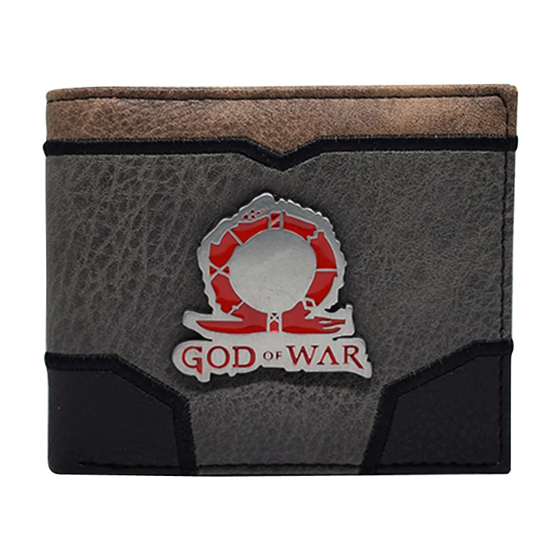 Бог войны кошелёк мужское игры с карман на молнии монета держатель для карт |