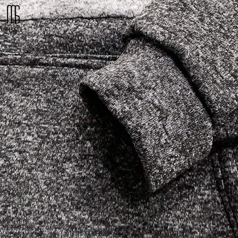 Мужская толстовка с длинным рукавом Manoswe Приталенная большого размера 3XL 6 цветов