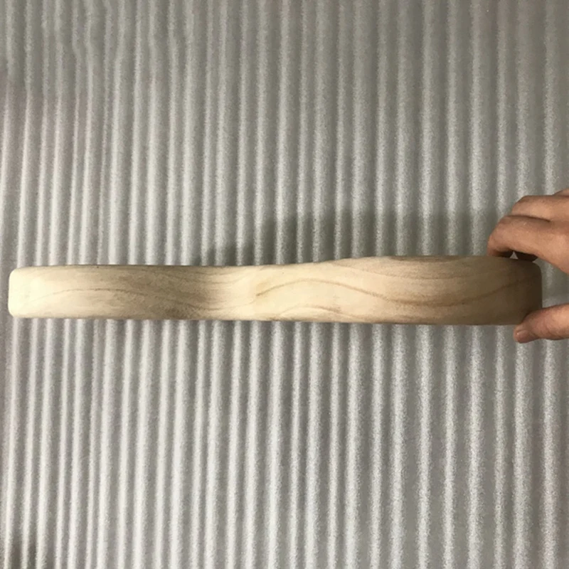 

1 Pcs Hollowed Electric Bass Guitar Wood Body Barrel & 1 Pcs Guitar Neck Notched Straight Edge Tool