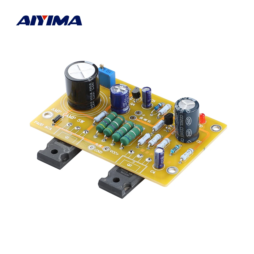

AIYIMA PASS ACA Single-ended Class A Field Effect Tube Amplifier Board 11W Power Amplifiers Super LM1875 1969