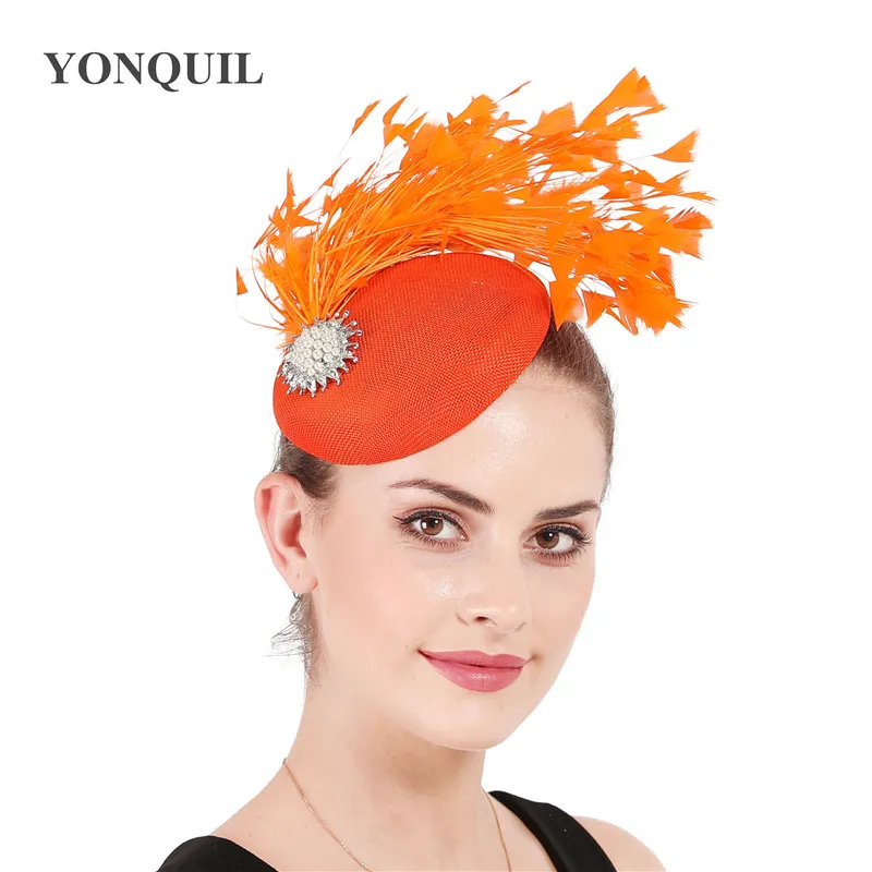 Головной убор Женский элегантная фетровая шляпа аксессуары для церкви и