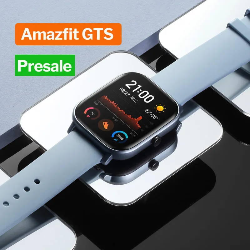 Amazfit GTS глобальная версия Huami умные часы gps 5ATM водонепроницаемые здоровье Пульс