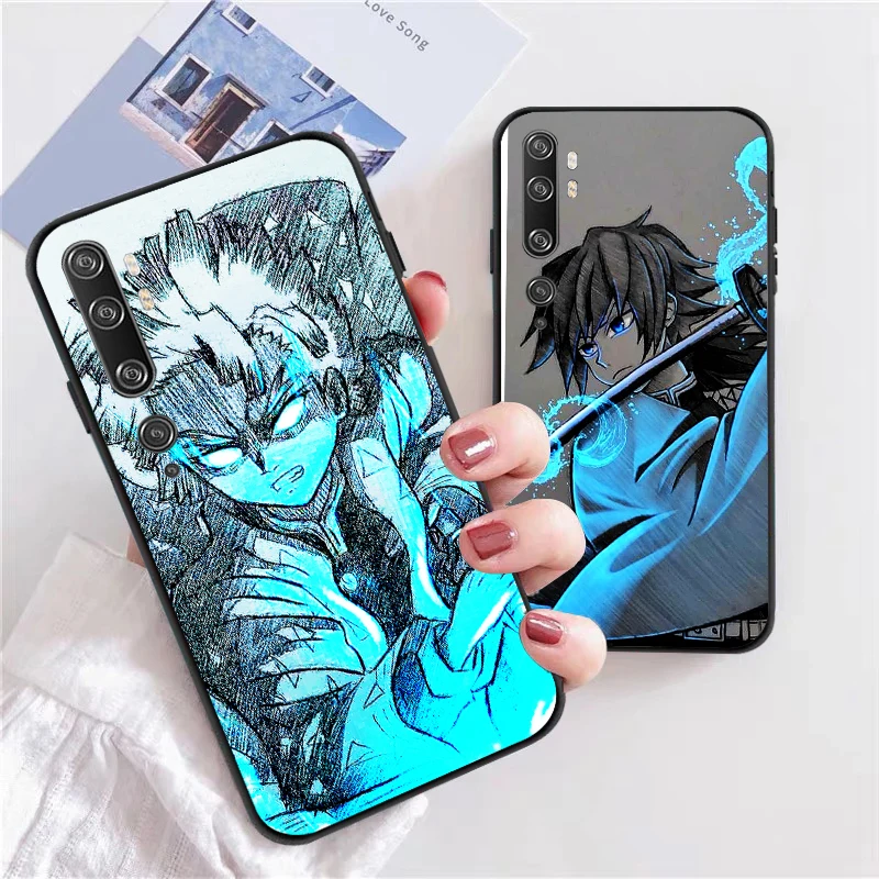 

Japan Anime Demon Slayer Kamado Tanjirou Nezuko Phone Case For Xiaomi CC9 CC9e 10S 10 Pro Lite 11 11 Lite Pro Ultra TPU Cover