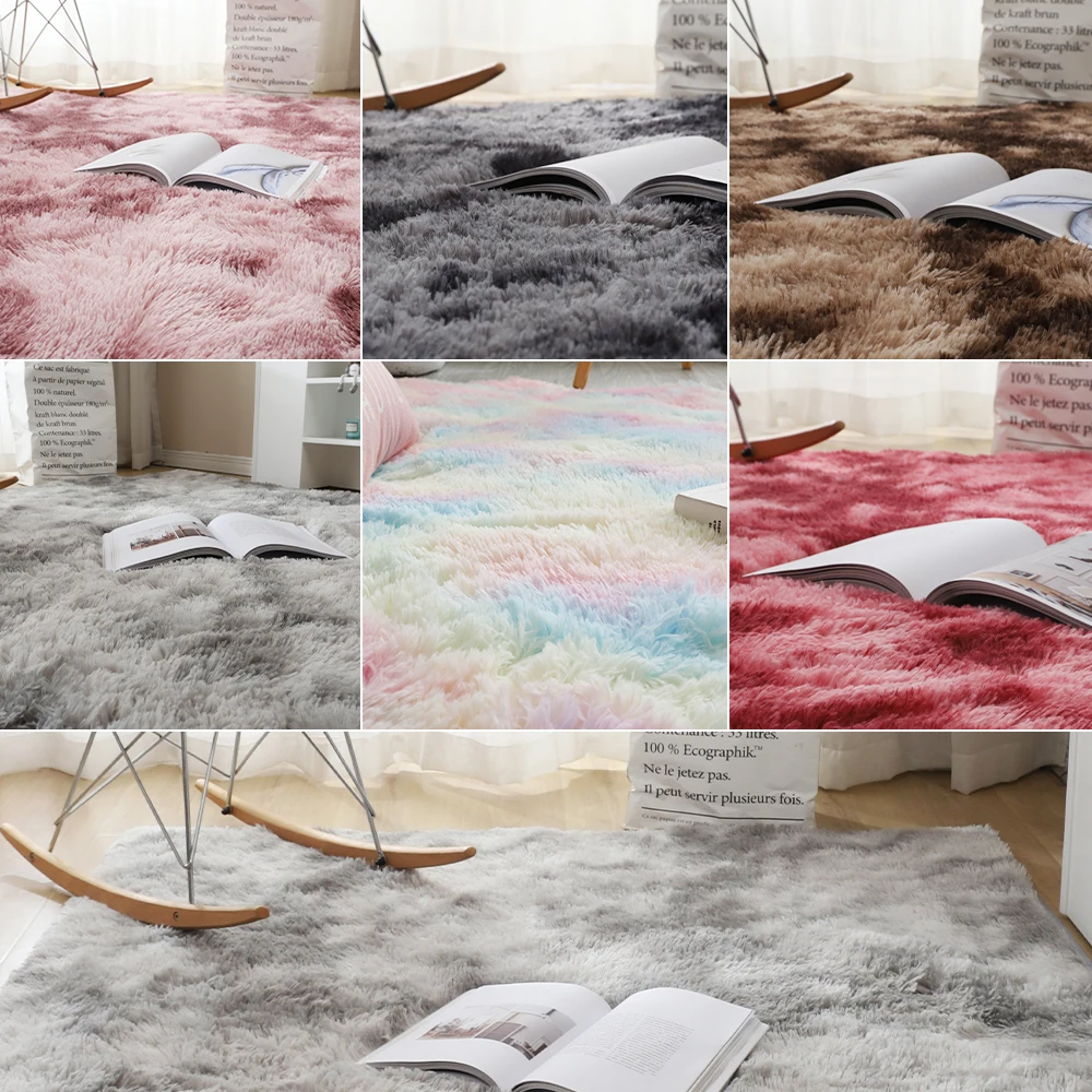 Толстые ковры для гостиной современный плюшевый ковер Детский спальни окна