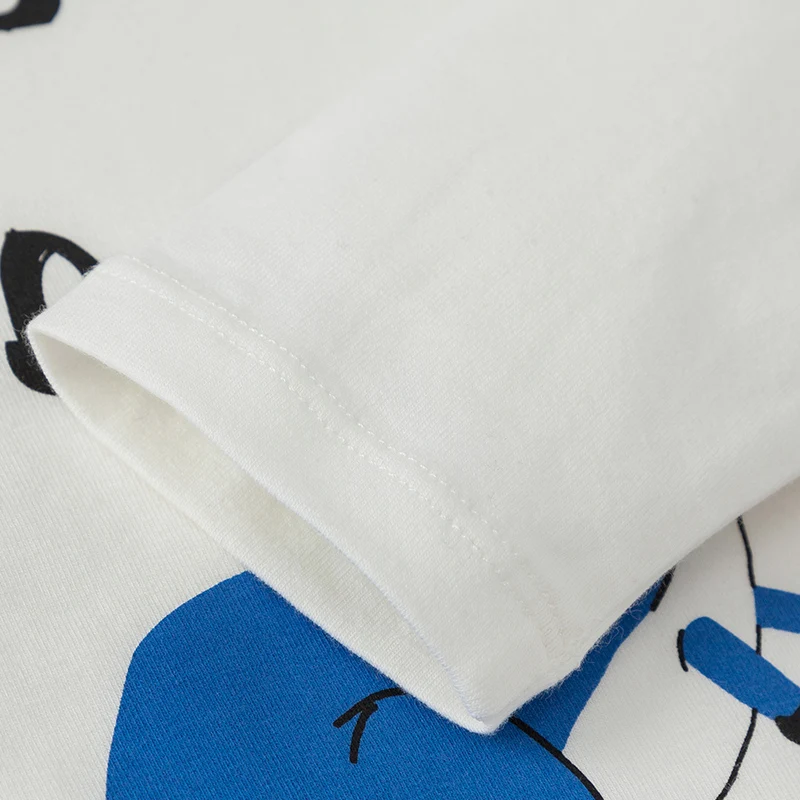 Balabala/футболка с длинными рукавами для мальчиков Детская одежда малышей Сезон