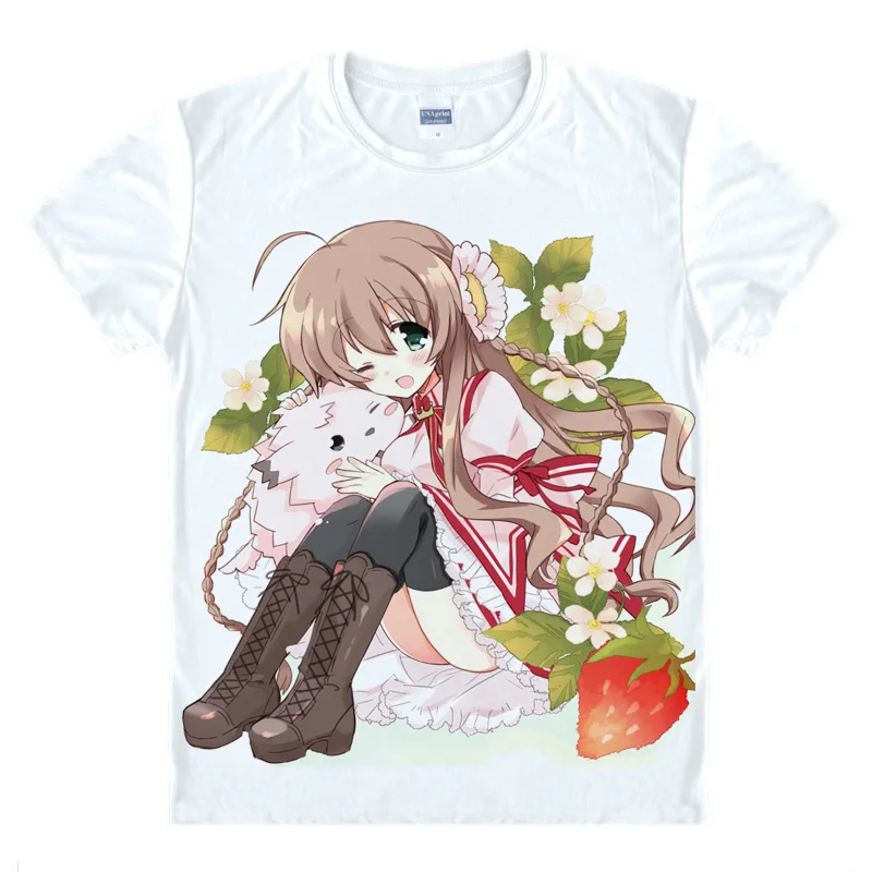 Футболка с принтом Rewrite Kanbe kotory топ для косплея Tennouji Kotarou Senri Akane из аниме забавные