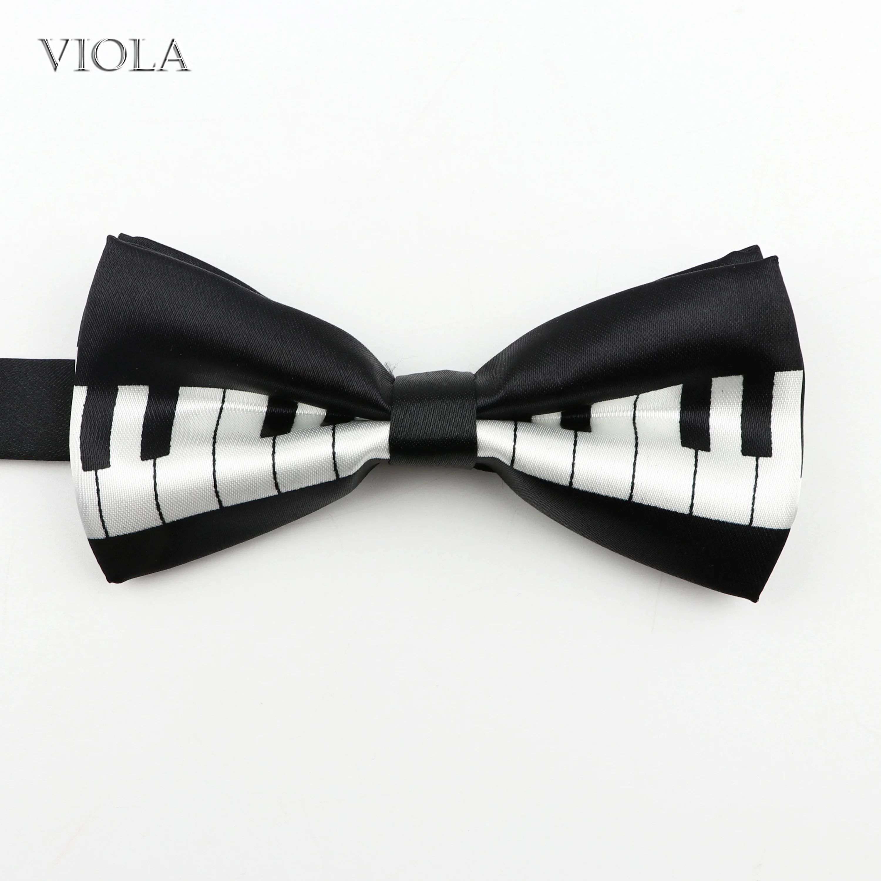 Piano Printed Butterfly Polyester Smooth Bowtie Women Men Music Party Performance Tuxedo Bow Tie Cravat Shirt Accessory Gift | Аксессуары