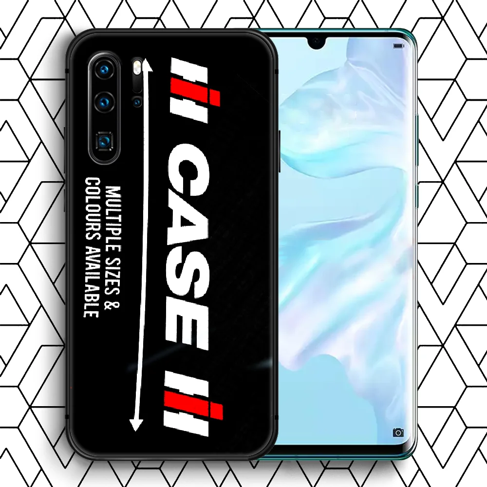 

Luxury Car CASE IH Brand Phone Case For Huawei P Mate Smart 10 20 30 40 Lite Z 2019 Pro black Funda Painting Hoesjes Pretty