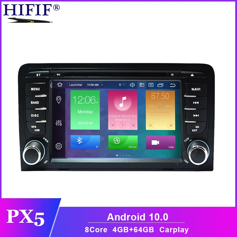 DSP 2 Din Авто Радио Android 9 для Audi A3 8 P/A3 8P1 3 дверей/S3 P/RS3 Sportback Автомобильный