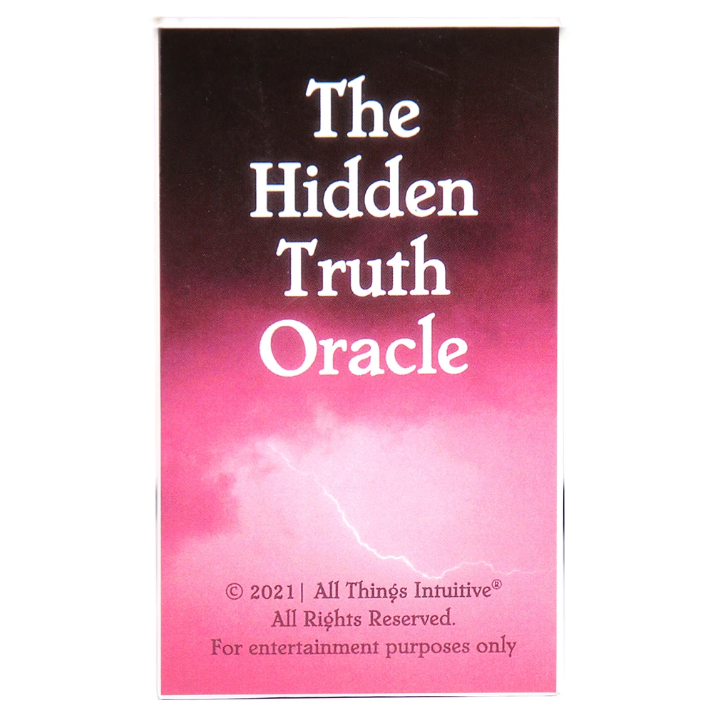 

The Hidden Truth Oracle Cards Divination Tarot Decks Cards Game