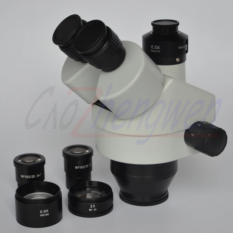 FYSCOPE Track Pillar Stand Microscope 3.5X-90X Simul Focal Trinocular with Dual LED Lights+38MP HDMI Camera | Инструменты
