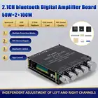 XY-S100H 2*50 Вт + 100 Вт bluetooth 5,0 TPA3116D2 Мощность сабвуфер усилитель доска 2,1 канала класса D усилитель аудио стерео динамики эквалайзер, усилитель