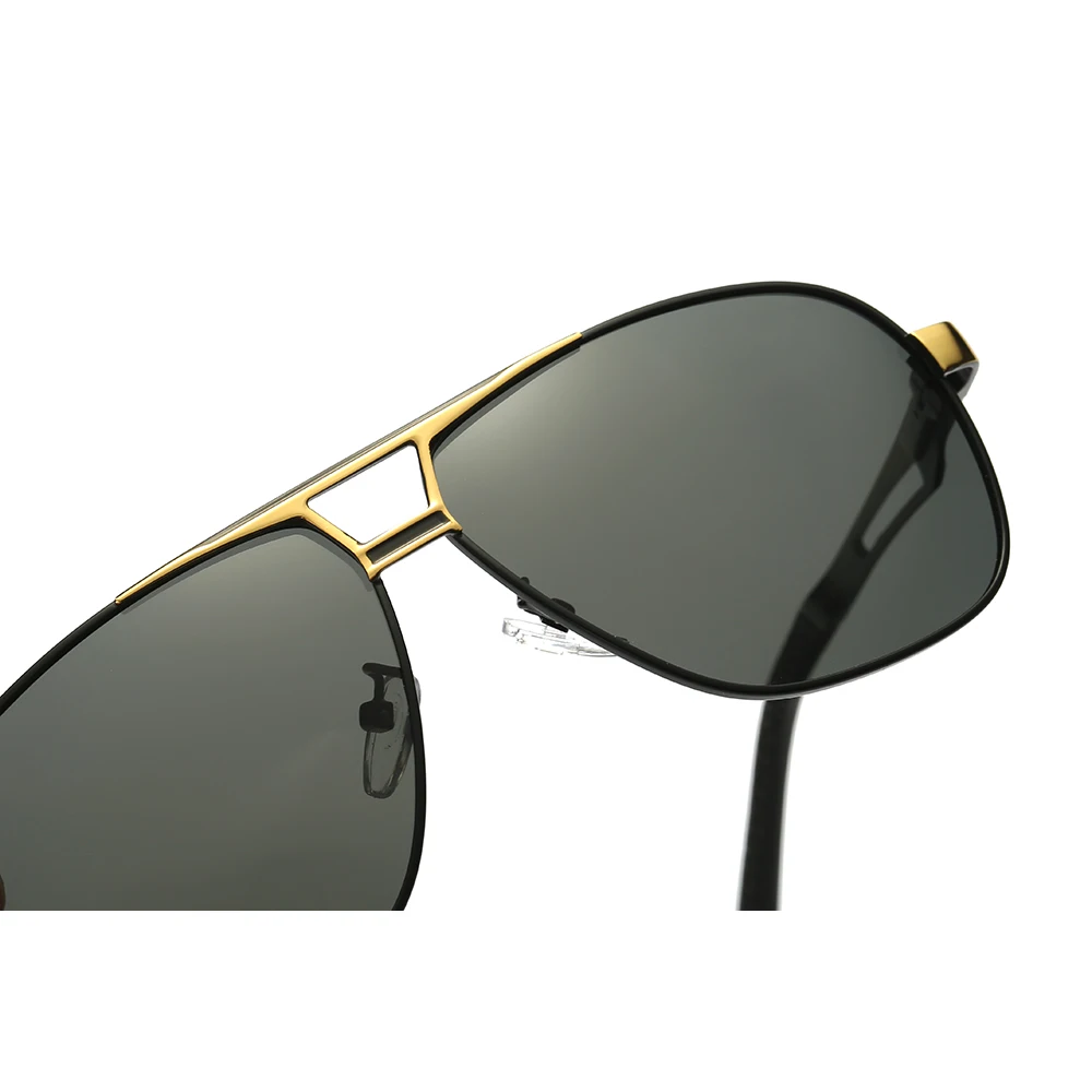 Мужские поляризованные солнцезащитные очки HD с зеркальным покрытием для