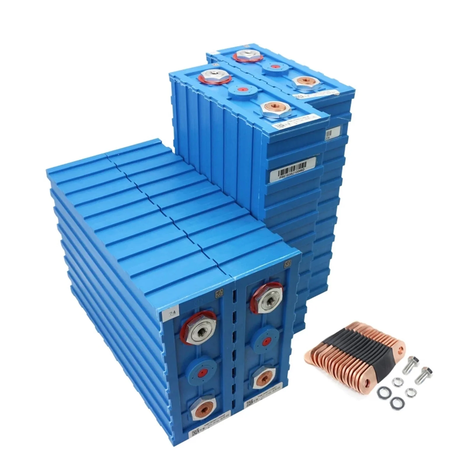 

Lifepo4 200Ah 4PCS Recargable Battery Pack 3.2V Grade A Lithium Iron Phosphate Solar Cells Energy Storage EU US TAX FREE