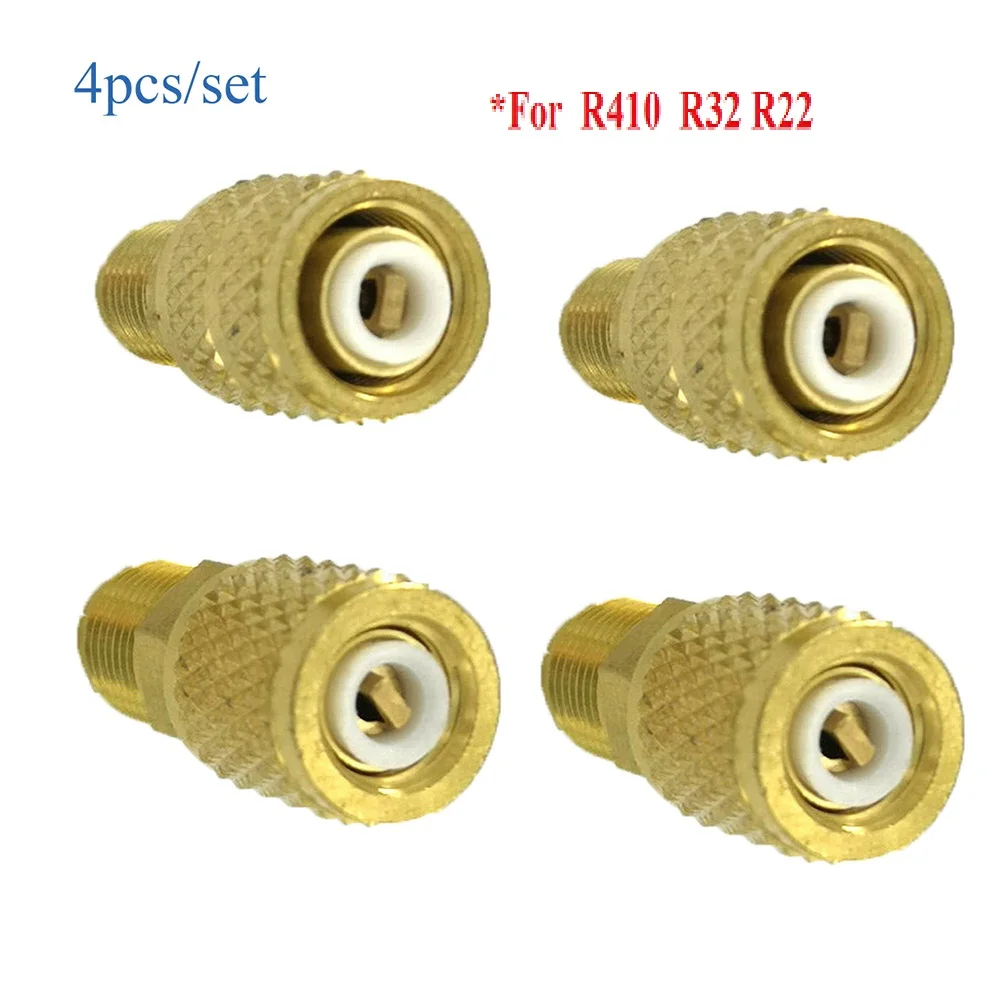 r410 adapter female 516 sae male 14 sae and male 516 sae female 14 sae for r410 r32 r22 valve core free global shipping