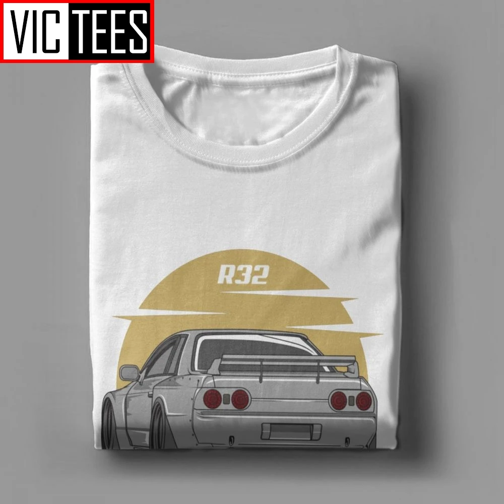 R32 автомобиль серый Легенда JDM футболка японские автомобили спортивный двигатель