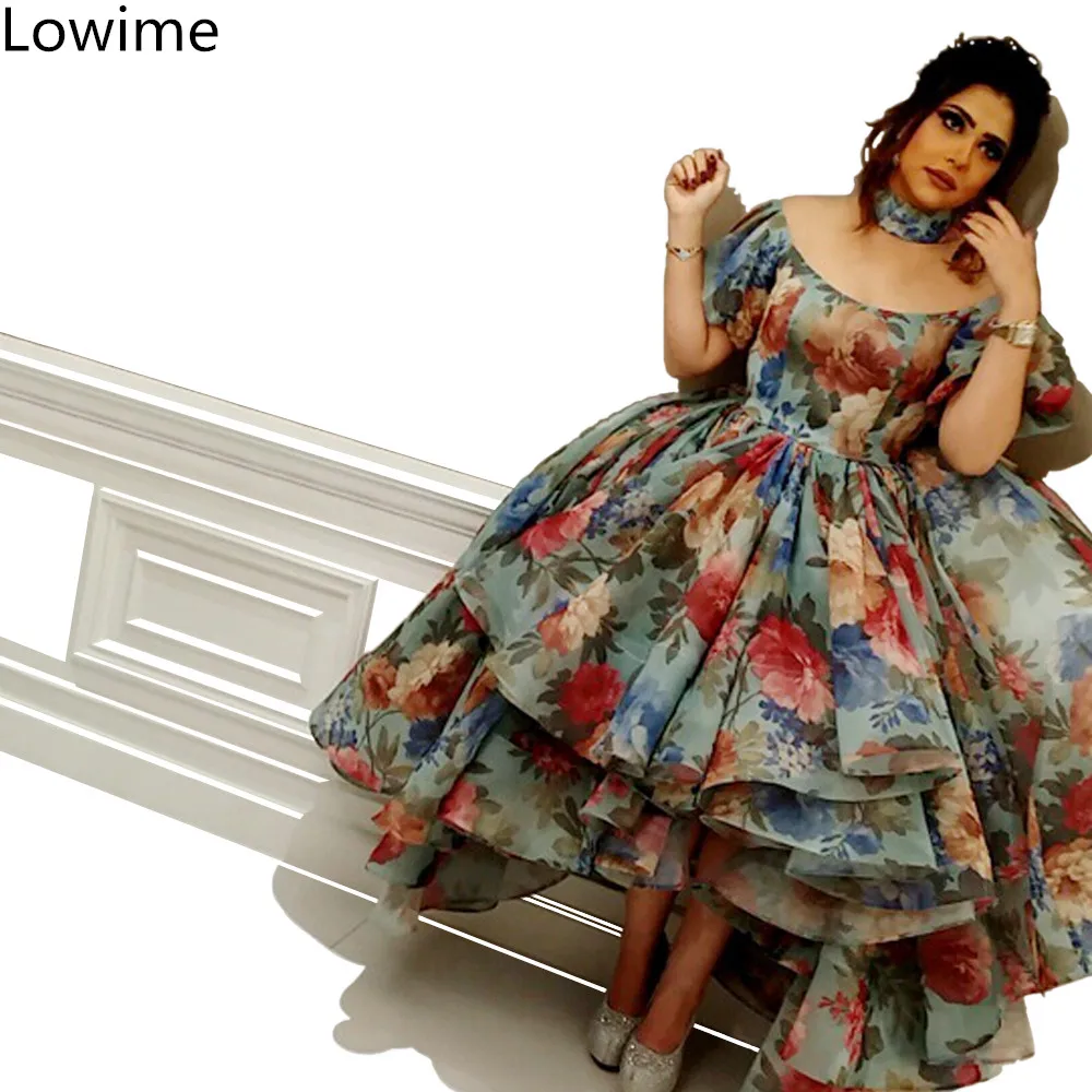 Женское платье для выпускного вечера с цветочным принтом из Дубая в арабском