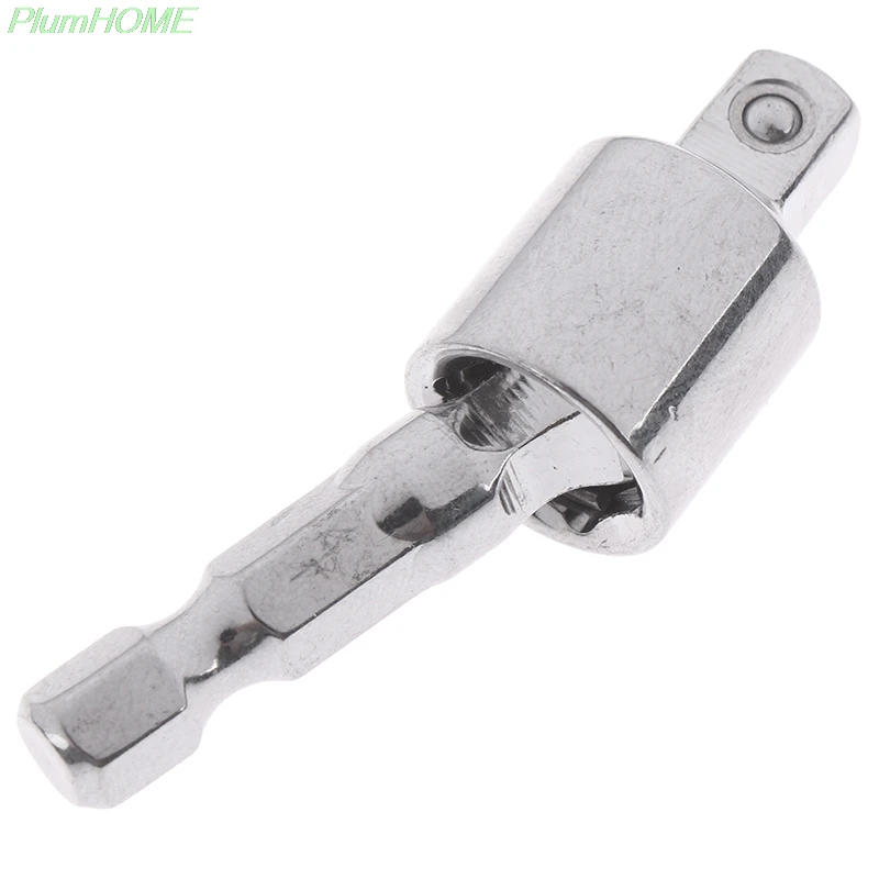 

360 Degree 1/2 1/4 3/8 Wind Batch Electric Wrench Hex Handle To Square Head Sleeve Conversion Tool Connecting Rod