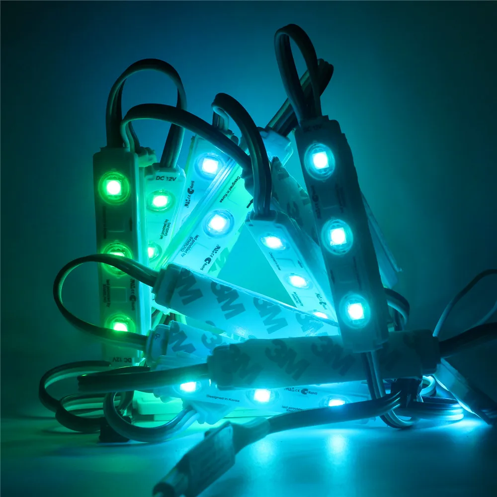 20 шт. 60 Светодиодный s DC 12 В WS2811 RGB светодиодный пиксельный светильник IP68