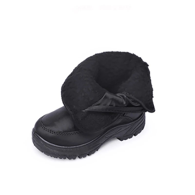 Мужские Ботильоны размера плюс 45-46 Зимние непромокаемые ботинки на танкетке с