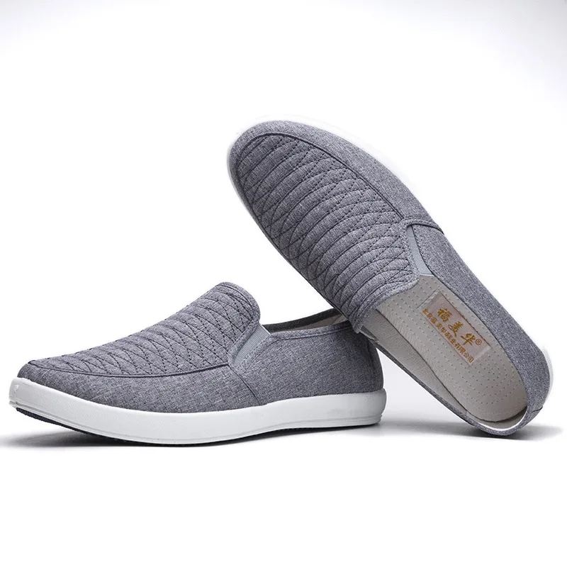 2019 new men's shoes casual sports luxury brand summer canvas lightweight breathable flats Calzado Casual de hombre | Обувь