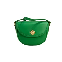 saddle bag woman luxury crossbody green 2021 fashion small shoulder bag brand handbags purses o phone elegant satchel messenger