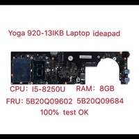 for nm b291 80y7 80y8 lenovoyoga920 13ikb laptop motherboard cpui5 8250u ram8gb fru 5b20q09602 5b20q09684 100 test ok