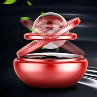 2020 new car double ring rotating solar energy suspension auto air freshener purifier eliminated odor car interior accessories