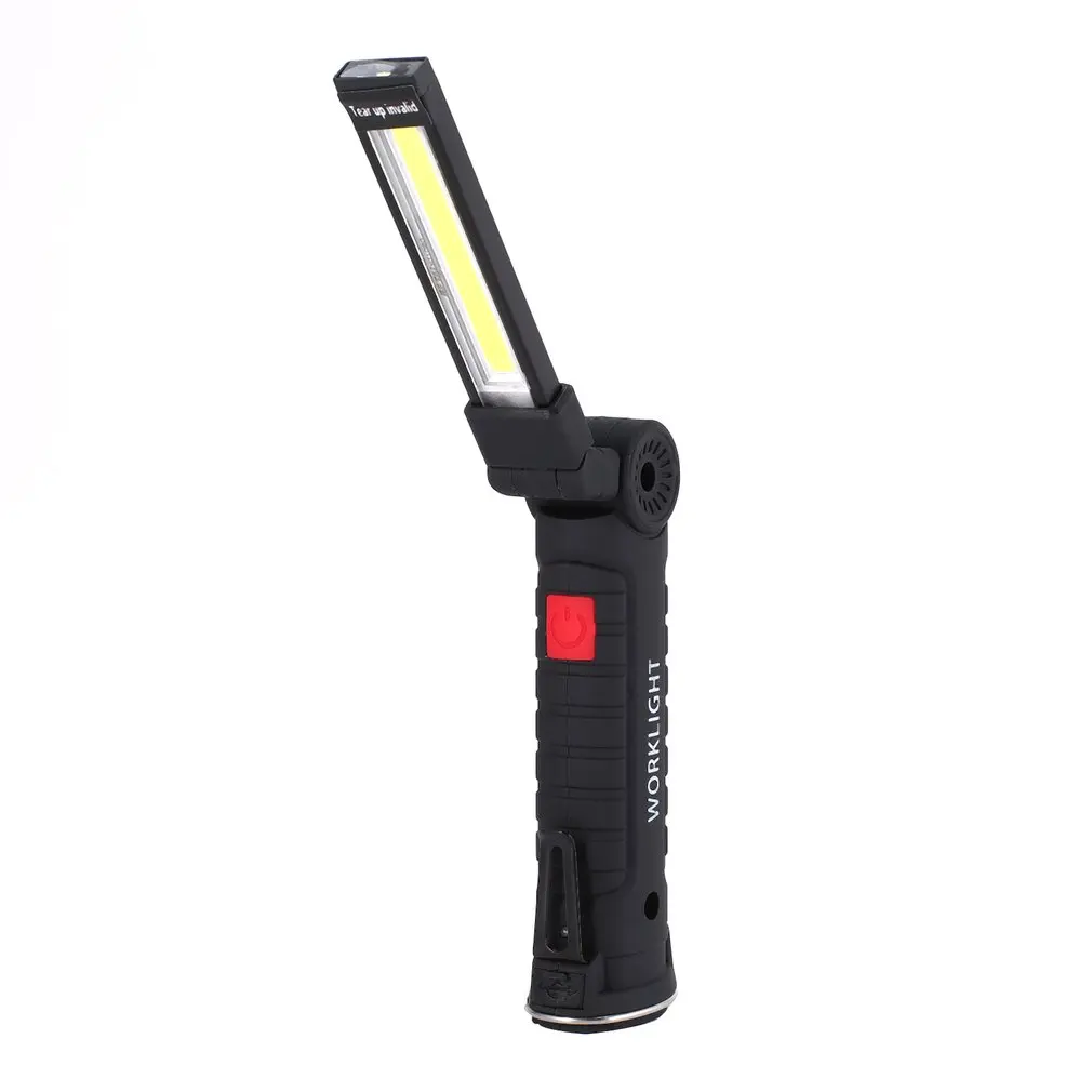 

Cob Led Flashlight Magnet Workshop Torch Garage Inspection Work Convenient Portable Lantern USB Rechargeable Mechanical Lamp