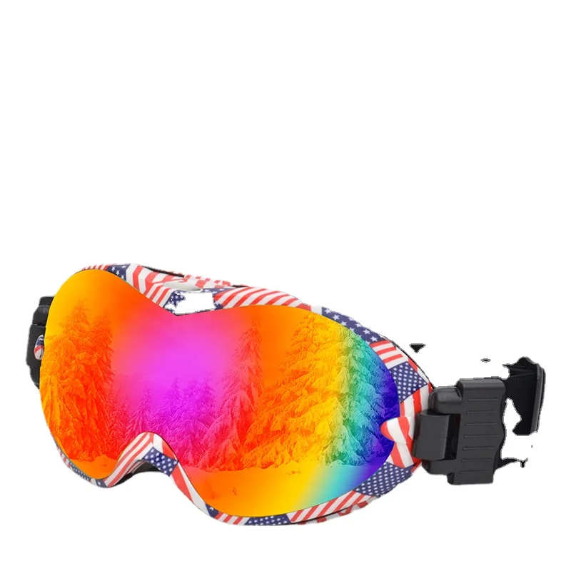 

Ski Goggles double layers UV400 HD anti-fog big mask glasses snow men women snowboard spherical Lens outdoor sport
