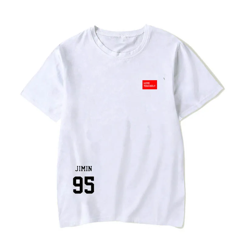 t-shirt whirt 13 Футболка Kpop, Anpanman рубашки, bangtan рубашка Kpop жду вас anpan v(taehyung) jungkook любовь себя футболка Любовь себя - Цвет: t-shirt whirt 13