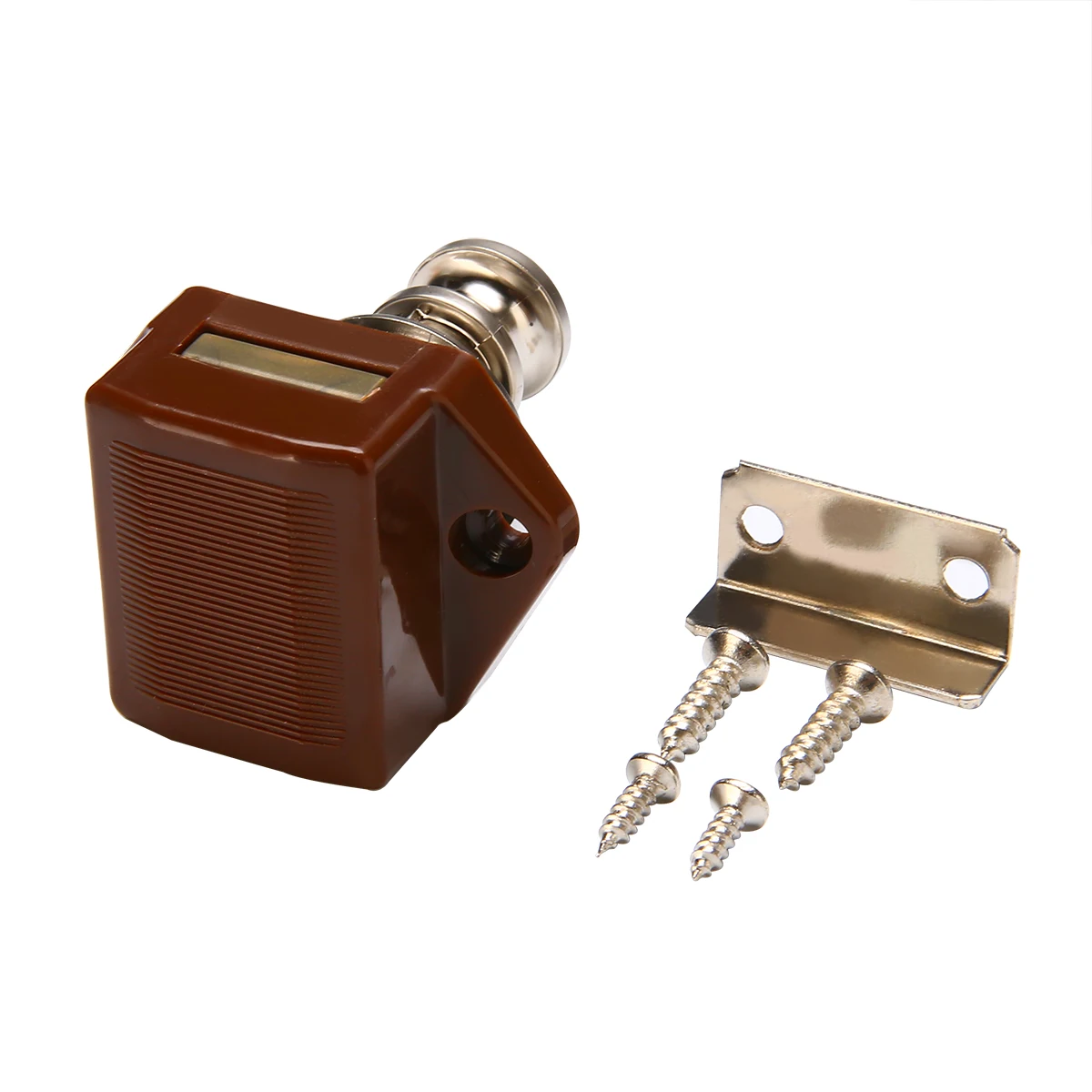 Мини коричневый кнопочный замок дверь для ящика шкафа ручка мотор автофургона