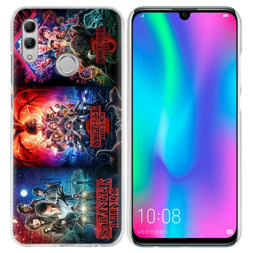 Чехол для ТВ-шоу странные вещи для huawei Honor 9X 8X Y9 20 9 10 Lite Play 8C 8A Pro V20 20i Y6 Y7 жесткий чехол для телефона