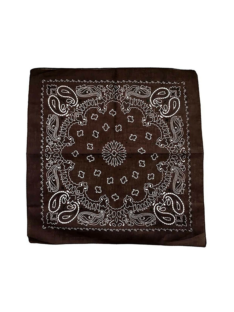 

12Pcs/Set All Cotton Bandana Double Sided Print Paisley Scarf Head Wrap 22x22 Inch
