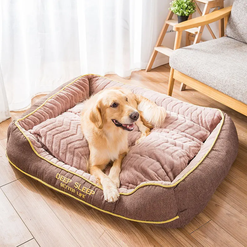 

Pet Products Comfortable Dog Mat Four Seasons General Big Size for Large Dogs Soft Cat Sofa Warm Puppy Sleep Bed Red Dog Kennel