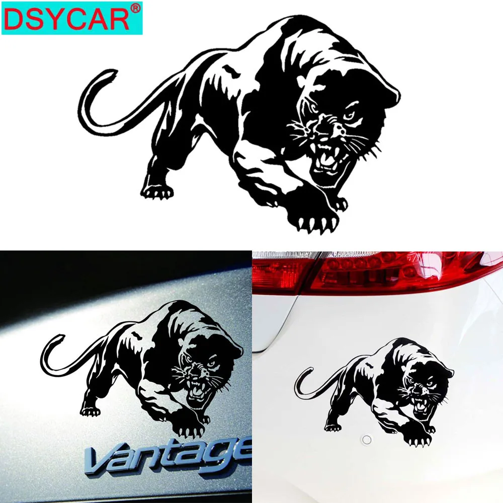 DSYCAR 2 шт./лот автомобильные наклейки гепард леопард забавные декоративные на окна