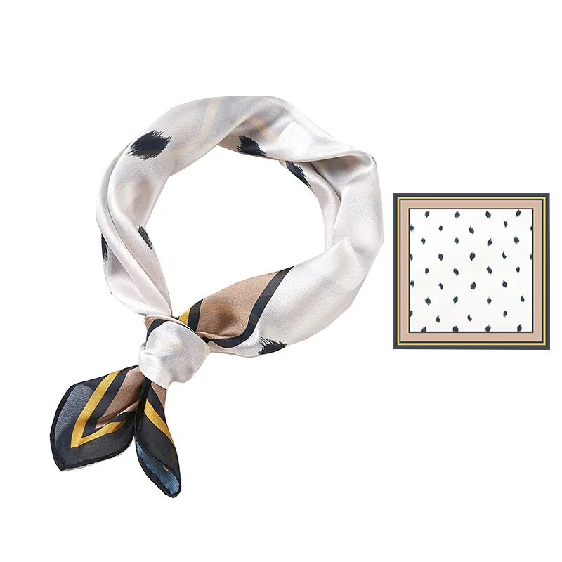 

Silk Scarf Women Shawls Wraps Fashion Small Hair Neck Hijabs Foulard Scarves Female Lady bufanda seda mujer echarpe ete soie