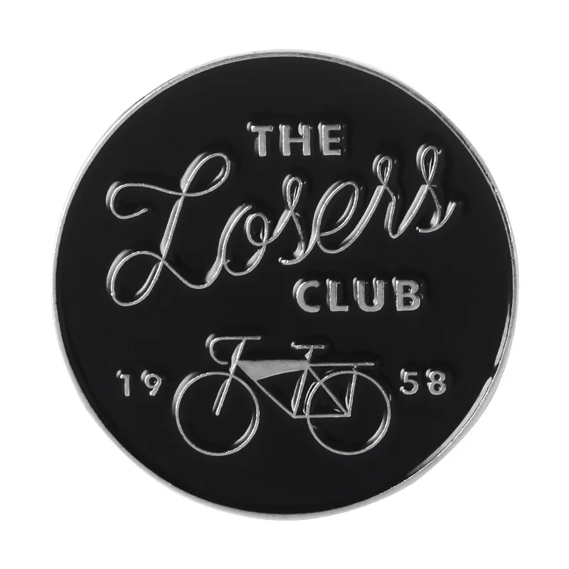 

The Loser Club Creative Round Enamel Pins Backpack Collar DIY Collection Badge Brooch