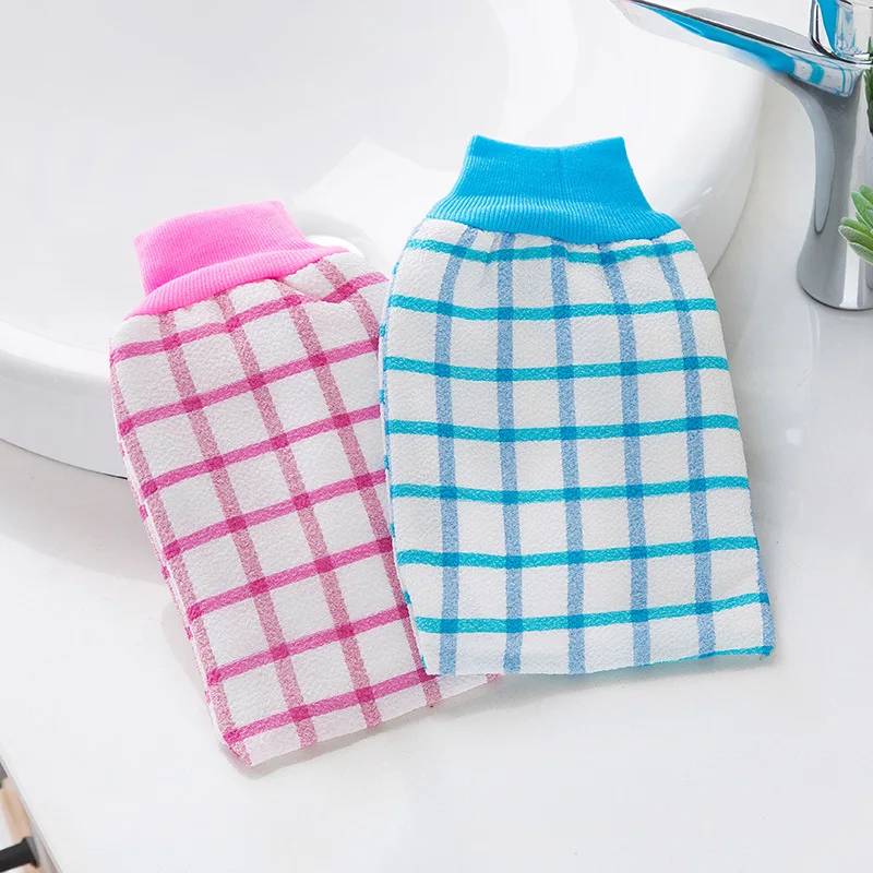 1 шт. перчатка для скрабирования аксессуары ванной душа мытья кожи тела полотенце