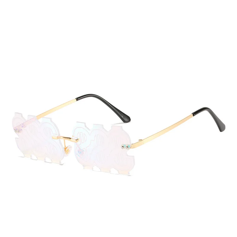 

2021 Women Sunglasses Rimless Shades Vintage Retro Men Sun Galsses Trend Eyewear Luxury Designer Oculos Fashion Brand Gafas