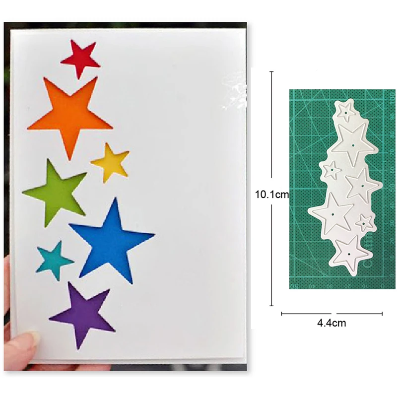 трафареты для декора Штампы рукоделия металлические штампы вырезания звезды