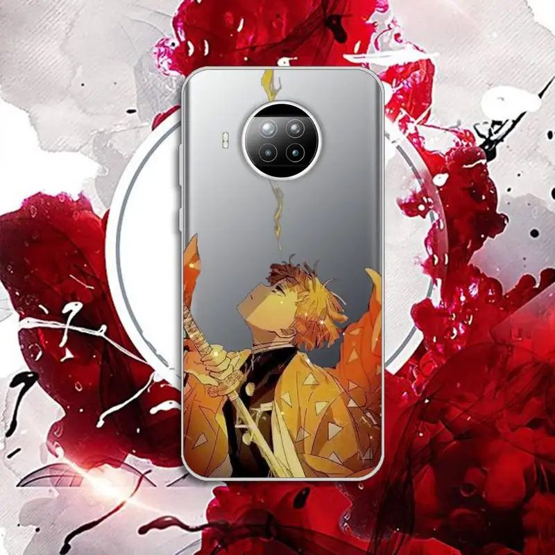 

Demon Slayer Kimetsu Yaiba Phone Case Transparent for Xiaomi mi Redmi note 10 t 8 9 pro lite 11 Samsung S 8 9 10 20 plus ultra