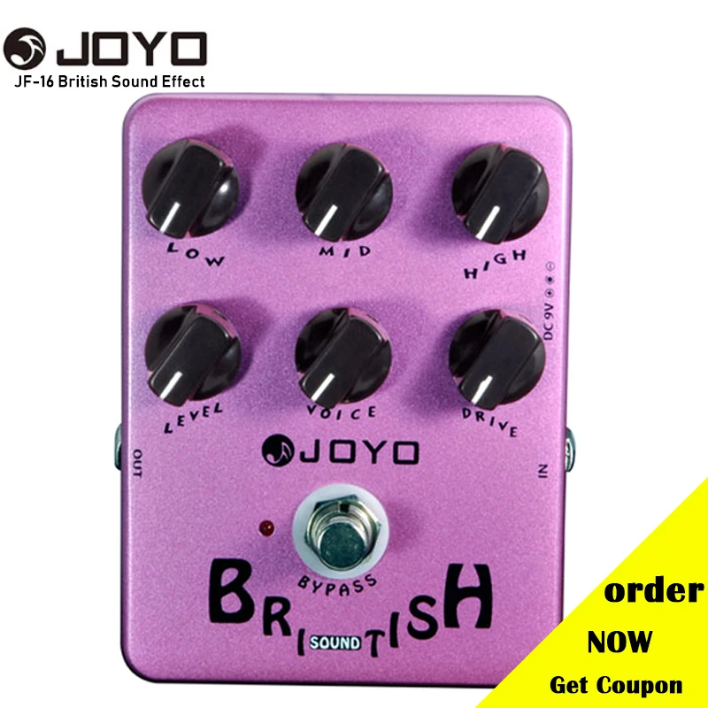 JOYO Гитары для езды на велосипеде в британском стиле звуковой эффект педаль