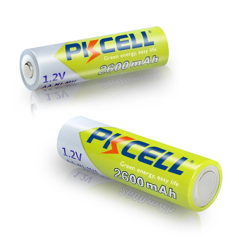 10 шт. аккумулятор PKCELL Ni MH AA 2300 mAh 2600 1 2 V NiMH перезаряжаемый 2A Batteria Cell для фонариков и