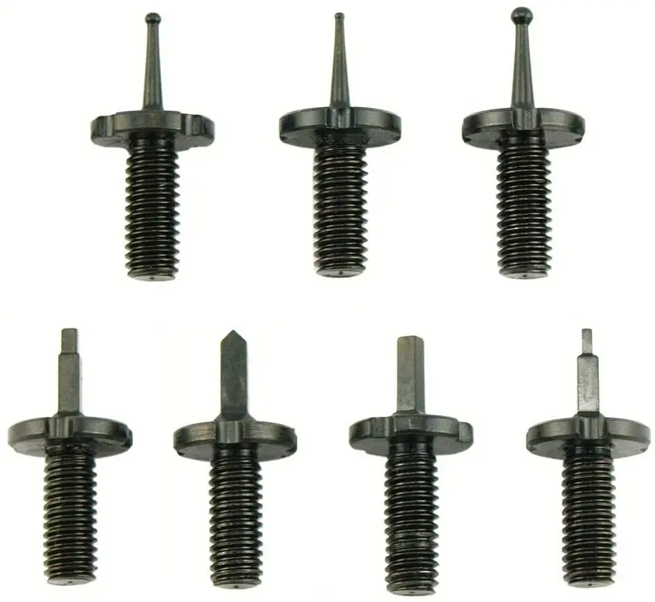 

7 PK Precision Front Sight Post Body Assortment Replacement Kit - Steel